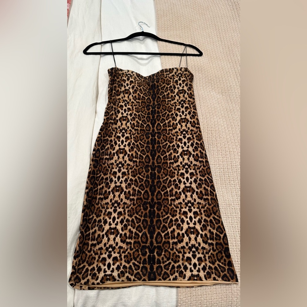 Leopard print dress size M